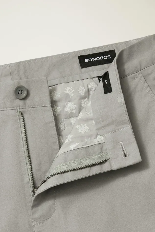 Men Seasonal Pants Bonobos Lightweight Chino Monument Grey