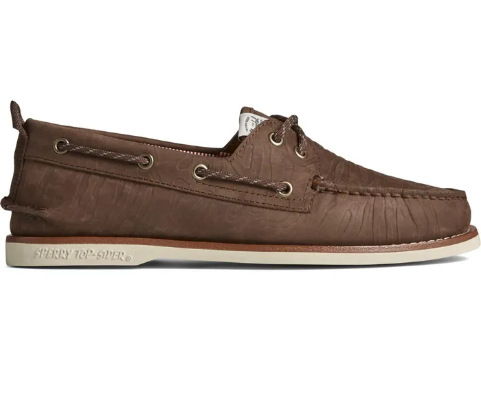 Men Sperry X Herschel Authentic Original Boat Shoe Brown Sperry Boat Shoes