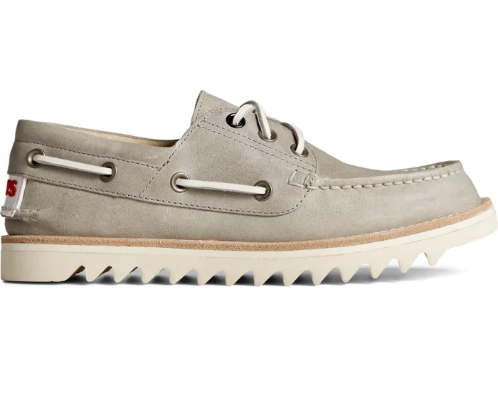 Men Sperry X JAWS Authentic Original 3Eye Boat Shoe Grey Sperry Boat Shoes