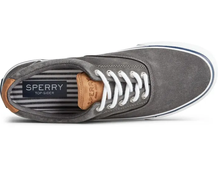 Men Striper II CVO Sneaker Salt Washed Black Sperry Sneakers Men Striper II CVO Sneaker Salt Washed Black Sperry Sneakers
