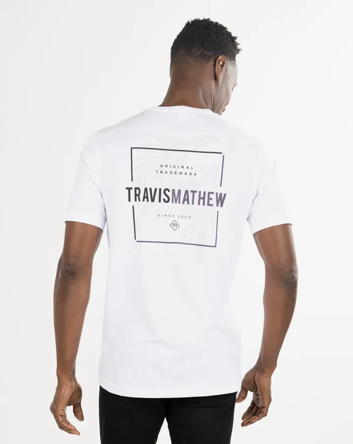 Men Tees TravisMathew NORDIC TEE White