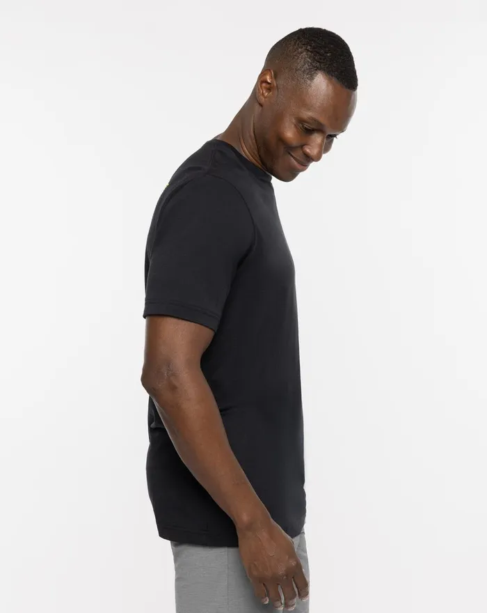 Men Tees TravisMathew SPORTSMANSHIP TM TEE Black