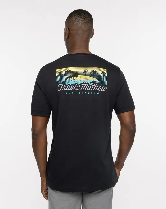 Men Tees TravisMathew SPORTSMANSHIP TM TEE Black