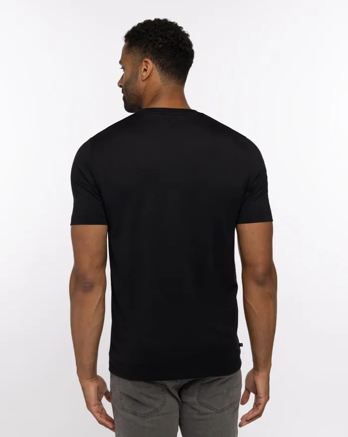 Men Tees TravisMathew THE CREW TEE Black