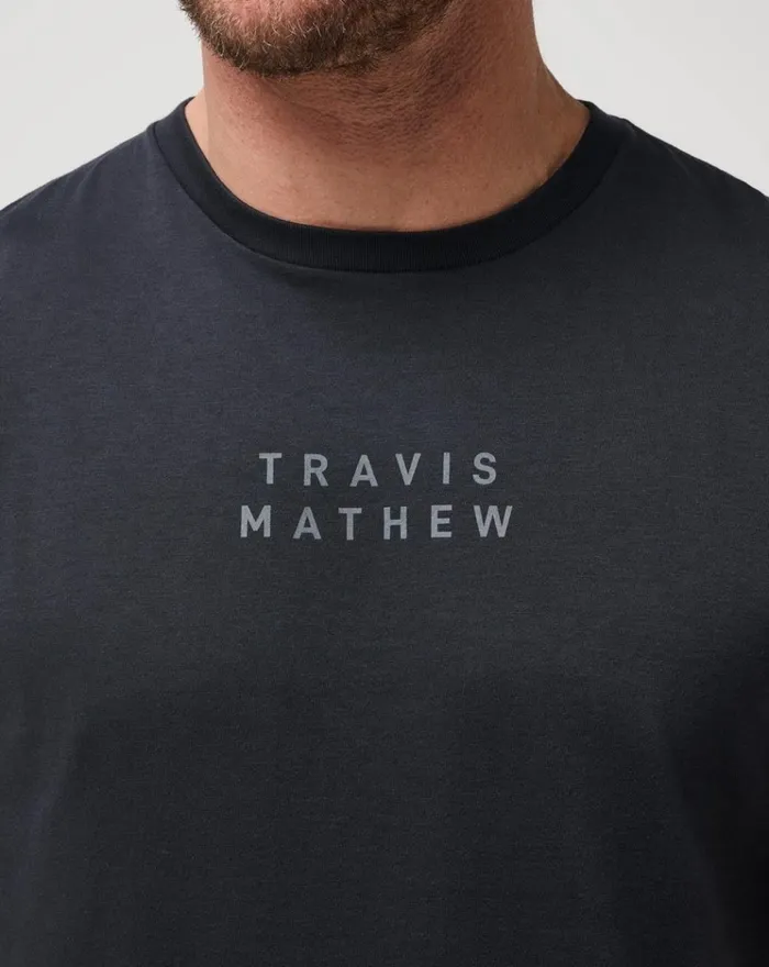 Men Tees TravisMathew TM SCOOP TEE Black