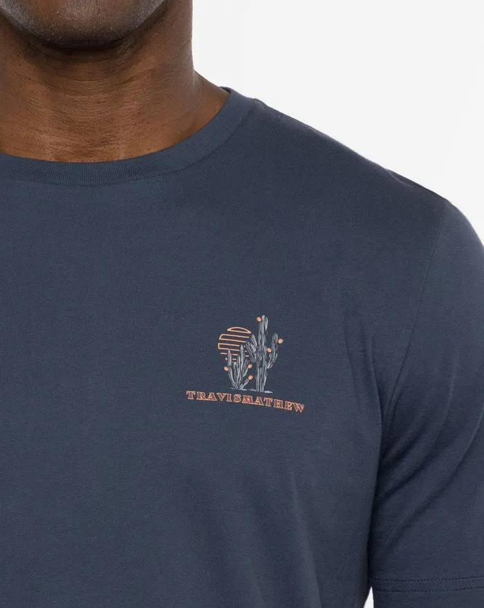 Men Tees TravisMathew TRAVEL BLOG TEE Dress Blues Men Tees TravisMathew TRAVEL BLOG TEE Dress Blues