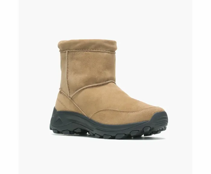 MERRELL Boots Men Winter Pull On Wide Width Camel MERRELL Boots Men Winter Pull On Wide Width Camel