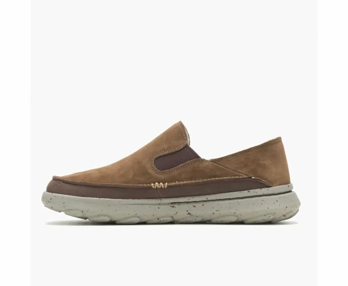 MERRELL SlipOns Men Hut Moc 2 Suede Earth MERRELL SlipOns Men Hut Moc 2 Suede Earth
