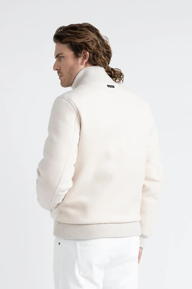 Peserico Outerwear Man Wr Goose Down Bomber Hornbeam Peserico Outerwear Man Wr Goose Down Bomber Hornbeam