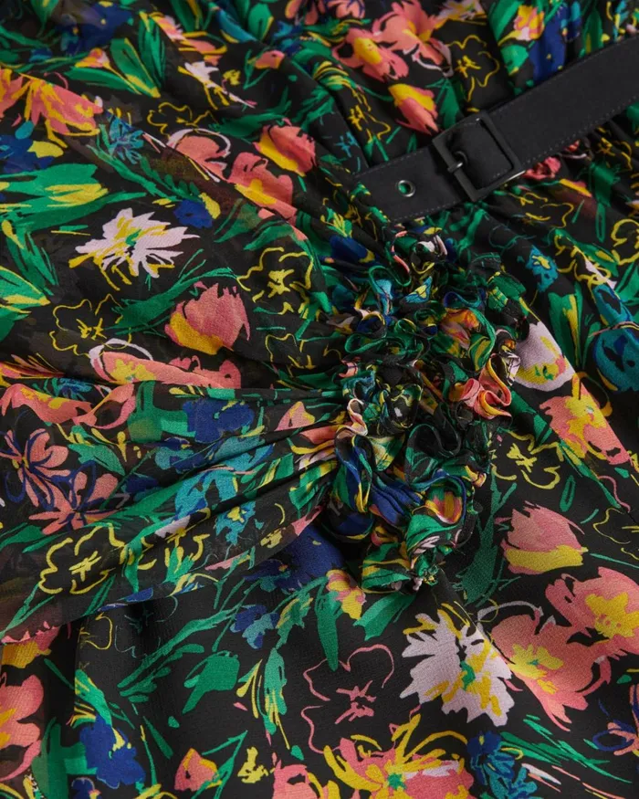 Playsuit With Exaggerated Blouson Sleeve Black Women Ted Baker Jumpsuits and Rompers Playsuit With Exaggerated Blouson Sleeve Black Women Ted Baker Jumpsuits and Rompers