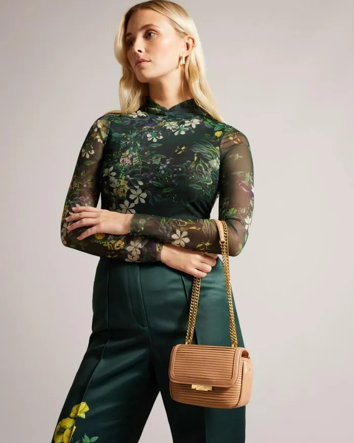 Plisse Crossbody Bag Camel Women Ted Baker Bags Plisse Crossbody Bag Camel Women Ted Baker Bags