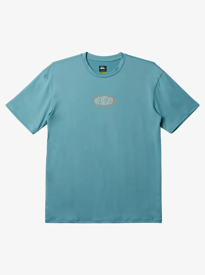 Rashguards Men Quiksilver Mix Session Upf 50 Short Sleeve Surf Tee Cameo Blue Rashguards Men Quiksilver Mix Session Upf 50 Short Sleeve Surf Tee Cameo Blue
