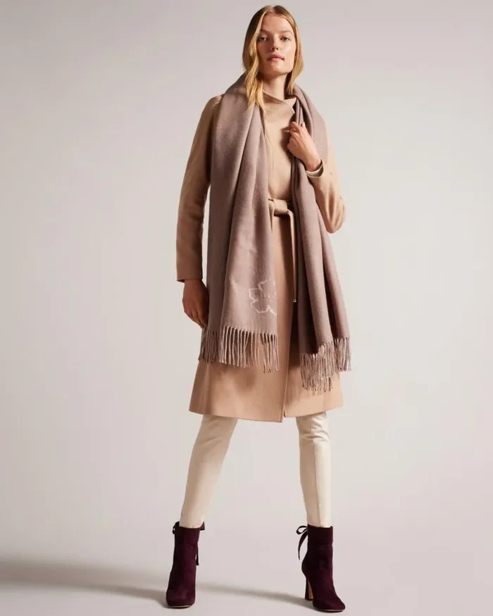 Reversible Scarf Natural Women Ted Baker Scarves