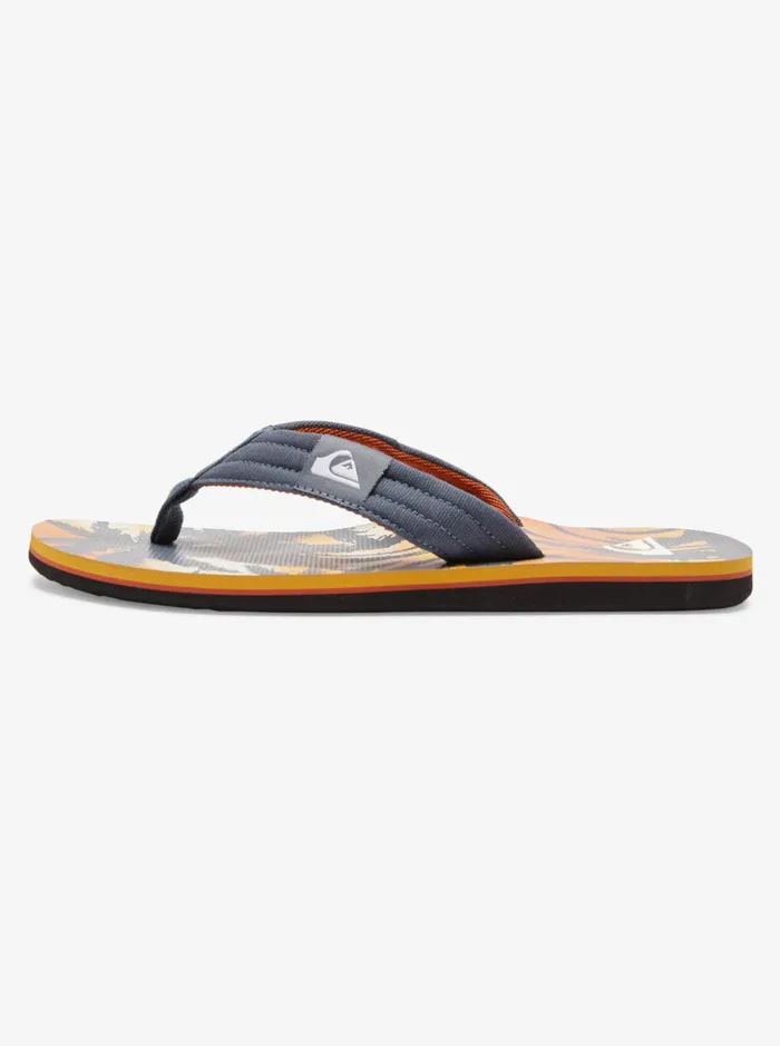 Sandals Men Quiksilver Molokai Layback Sandals Grey 1 Sandals Men Quiksilver Molokai Layback Sandals Grey 1