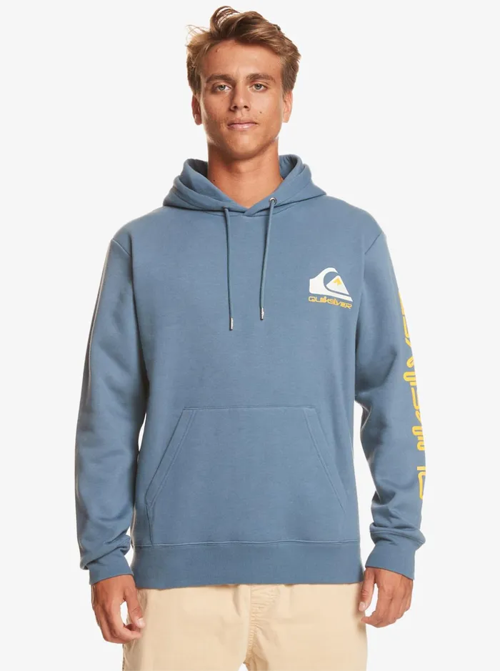 Shirts and Polos Men Quiksilver Omni Logo Hoodie Bering Sea Shirts and Polos Men Quiksilver Omni Logo Hoodie Bering Sea