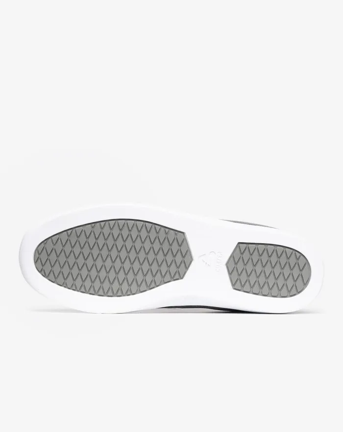 Shoes Slip On TravisMathew PHENOM SLIPON Heather Dark Grey Woven