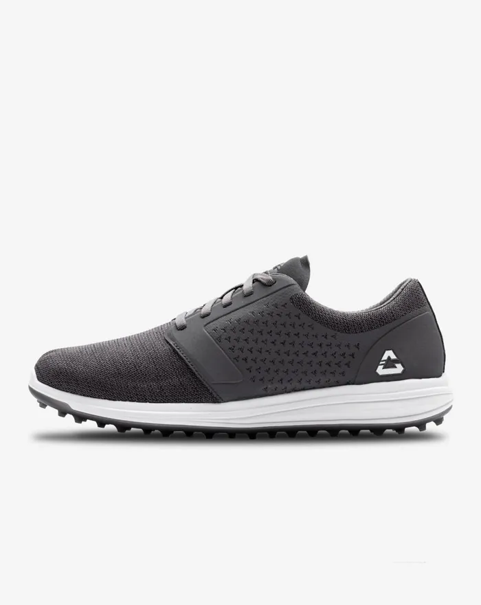 Shoes Spikeless TravisMathew THE MONEYMAKER SPIKELESS GOLF SHOE Heather Grey Pinstripe