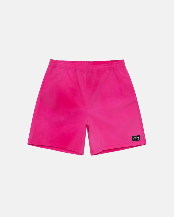 Shorts Men Stussy WAVE DYE NYLON SHORT Fuchsia