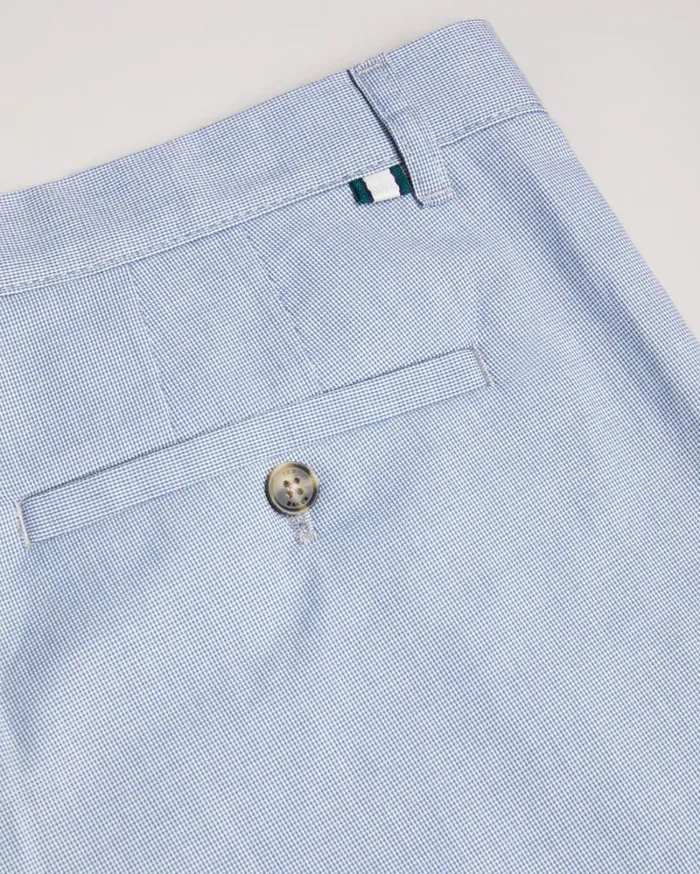 Slim Fit Dogtooth Trousers Blue Men Ted Baker Clothing Slim Fit Dogtooth Trousers Blue Men Ted Baker Clothing
