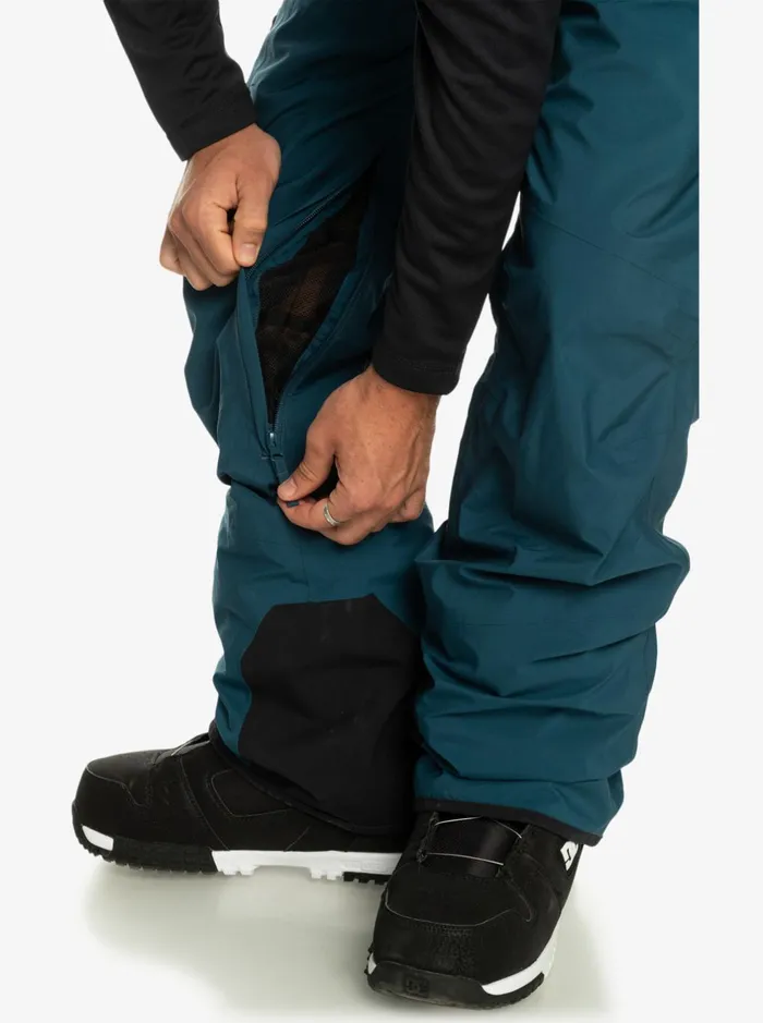 Snow Pants Men Quiksilver Forever Stretch GoreTex Snow Pants Majolica Blue Snow Pants Men Quiksilver Forever Stretch GoreTex Snow Pants Majolica Blue