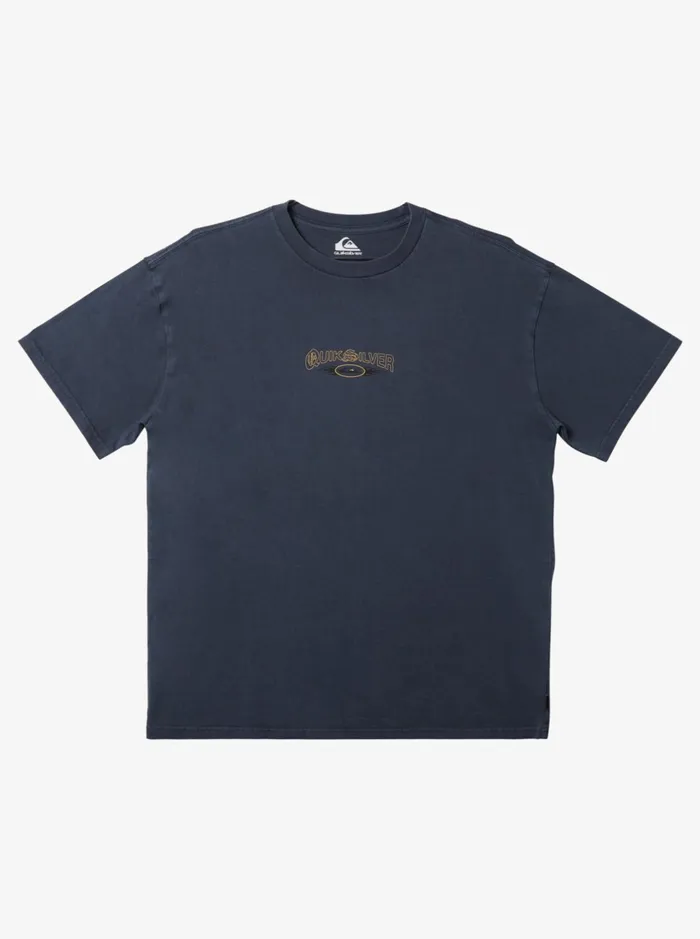 Tees Men Quiksilver Fully Charged Msw TShirt Midnight Navy