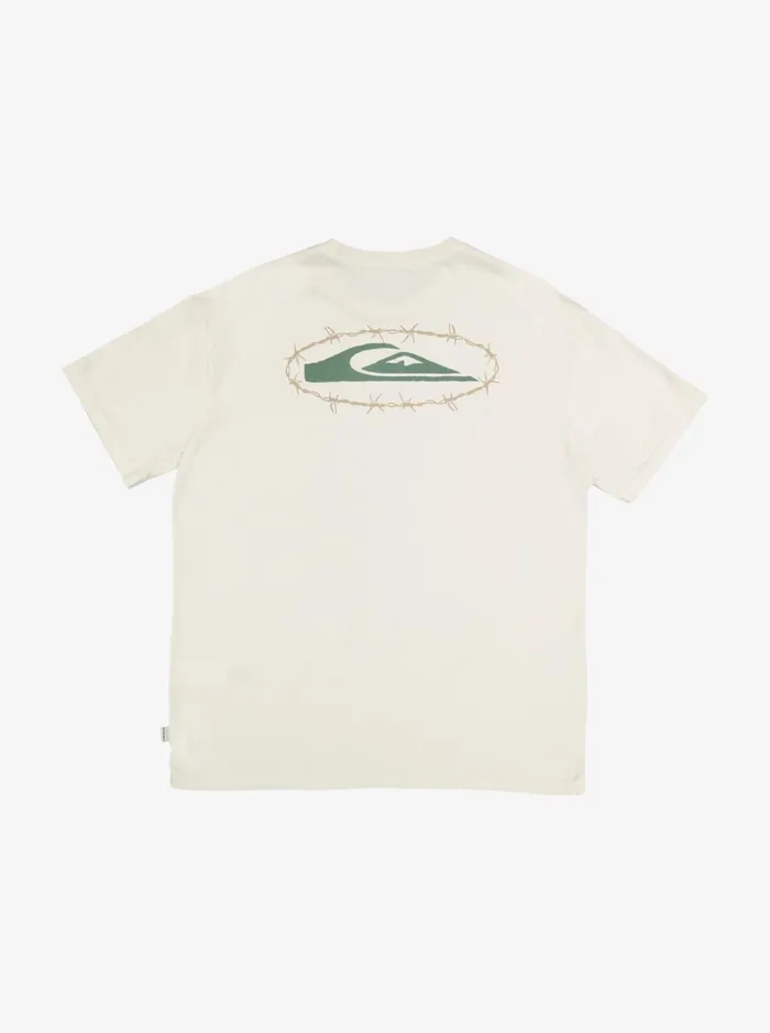 Tees Men Quiksilver Mikey TShirt Snow White Tees Men Quiksilver Mikey TShirt Snow White