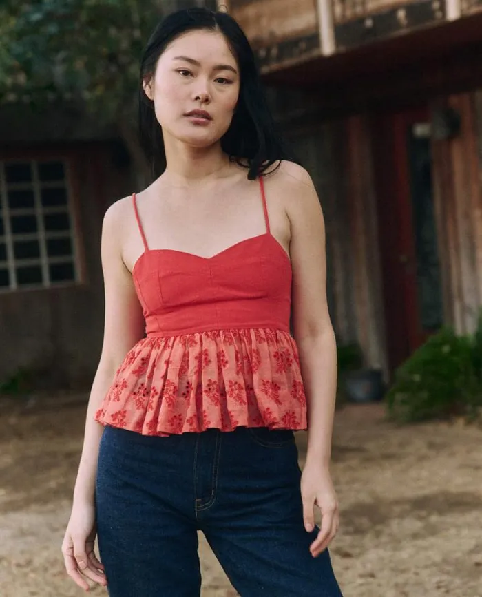 Tops Women039s The Great The Camelia Top Begonia