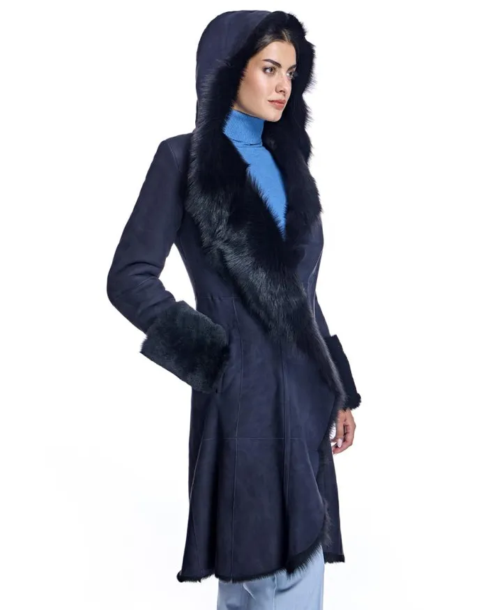 Vests Women039s Maximilian Reversible Shearling Vest