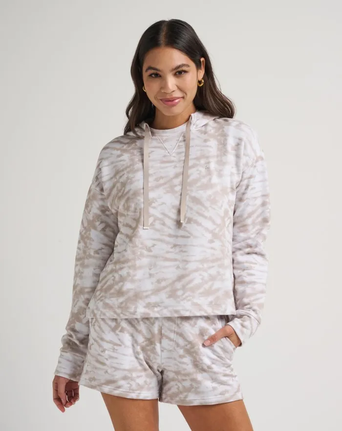 Women All Tops TravisMathew SAN SEBASTIAN CLOUD FLEECE HOODIE Atmosphere