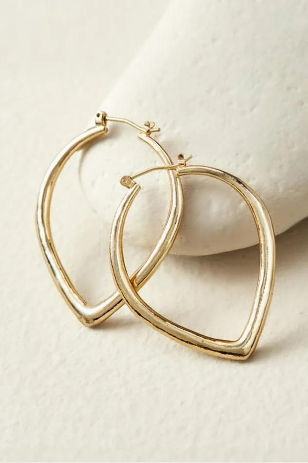 Women Cosma Hoop Earrings Gold Soft Surroundings Jewelry