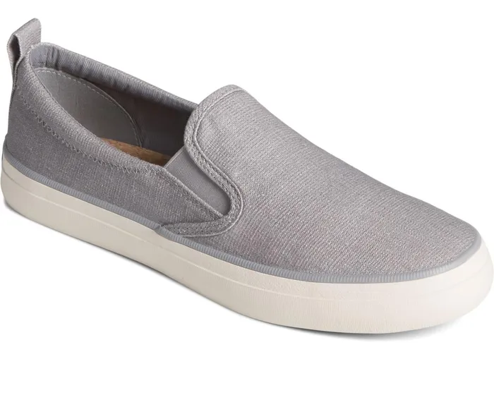Women Crest Twin Gore Shimmer Slip On Sneaker Grey Sperry Sneakers Women Crest Twin Gore Shimmer Slip On Sneaker Grey Sperry Sneakers