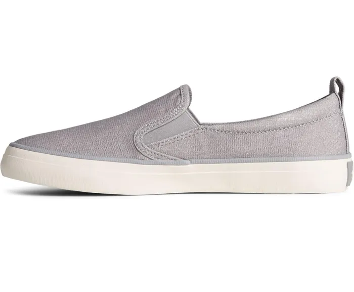 Women Crest Twin Gore Shimmer Slip On Sneaker Grey Sperry Sneakers Women Crest Twin Gore Shimmer Slip On Sneaker Grey Sperry Sneakers