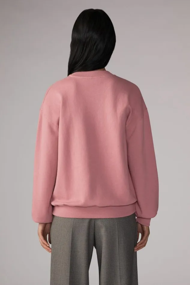 Women Fiorucci Angels Squiggle Logo Sweatshirt Pink Pink Women Fiorucci Angels Squiggle Logo Sweatshirt Pink Pink