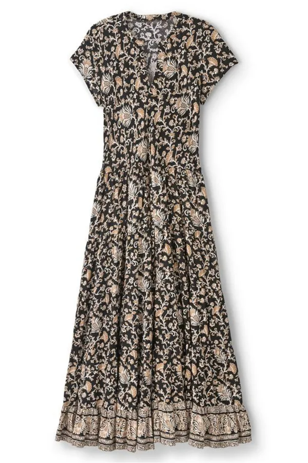 Women Hollis Midi Dress Lisbon Floral Neutral Soft Surroundings Dresses Women Hollis Midi Dress Lisbon Floral Neutral Soft Surroundings Dresses