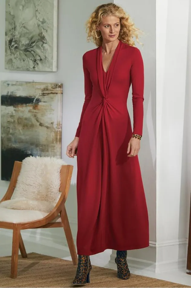 Women Lagia Maxi Dress Red Dahlia Soft Surroundings Dresses Women Lagia Maxi Dress Red Dahlia Soft Surroundings Dresses