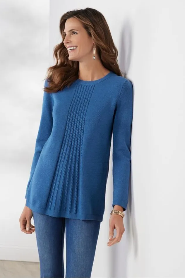 Women Priscilla Pullover Tunic Sweater Brick Red Soft Surroundings Tops Women Priscilla Pullover Tunic Sweater Brick Red Soft Surroundings Tops
