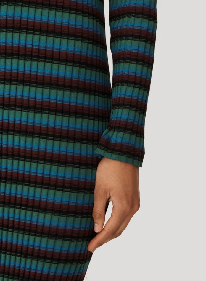Womens Dresses YMC Raindrops Cotton Stripe Dress Multi