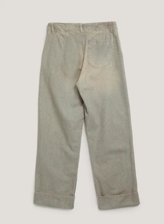 Womens Trousers YMC Sailor Trouser Blue Multi