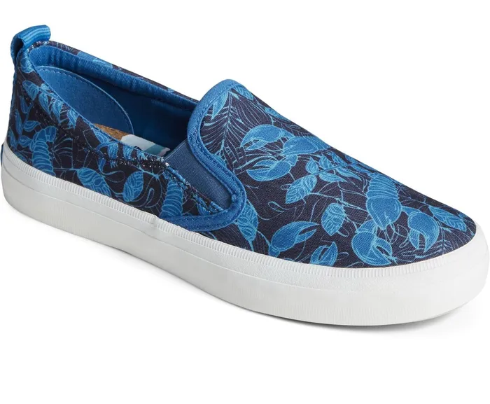 Women SeaCycled Crest Twin Gore Resort Sneaker Print Blue Sperry Sneakers Women SeaCycled Crest Twin Gore Resort Sneaker Print Blue Sperry Sneakers