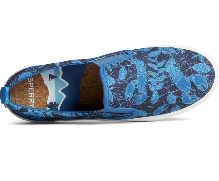 Women SeaCycled Crest Twin Gore Resort Sneaker Print Blue Sperry Sneakers Women SeaCycled Crest Twin Gore Resort Sneaker Print Blue Sperry Sneakers