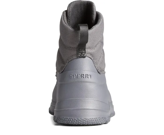 Women SeaCycled Duck Float Zip Up Boot Grey Sperry Rain and Duck Boots