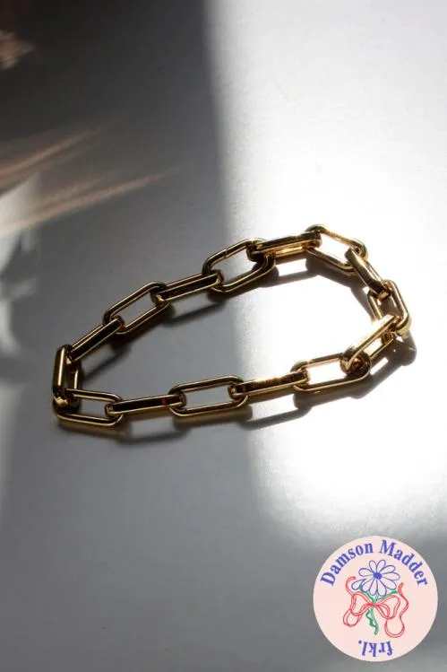 Accessories Jewellery Damson Madder Mega Gold Chain Bracelet