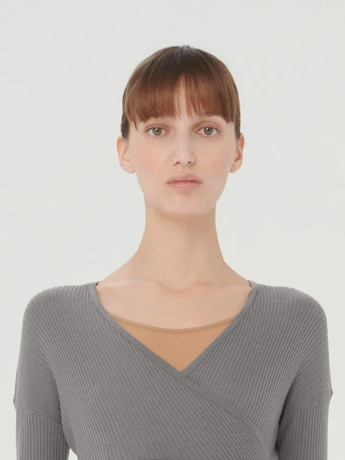 Air Wool Cardigan Greymele Women Wolford Jackets and Cardigans