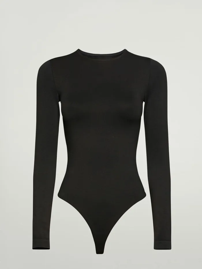Aurora Shape String Body Black Women Wolford Tops