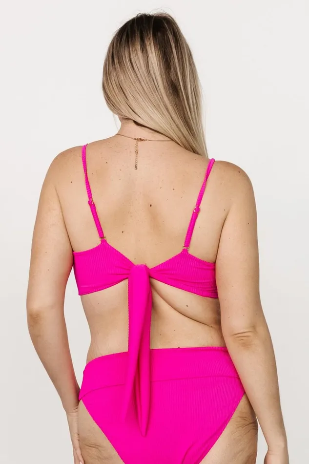 Baltic Born Bikini Oakland Ribbed Bikini Bottoms Pink 8211 Women Baltic Born Bikini Oakland Ribbed Bikini Bottoms Pink 8211 Women