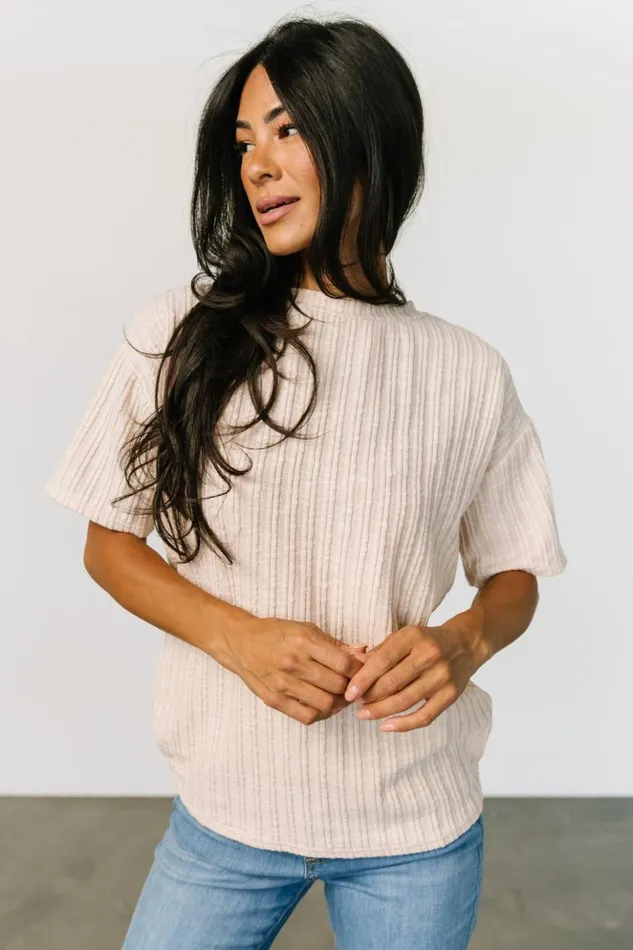 Baltic Born Blouses and Shirts Roxi Open Back Tie Top Natural 8211 Women Baltic Born Blouses and Shirts Roxi Open Back Tie Top Natural 8211 Women