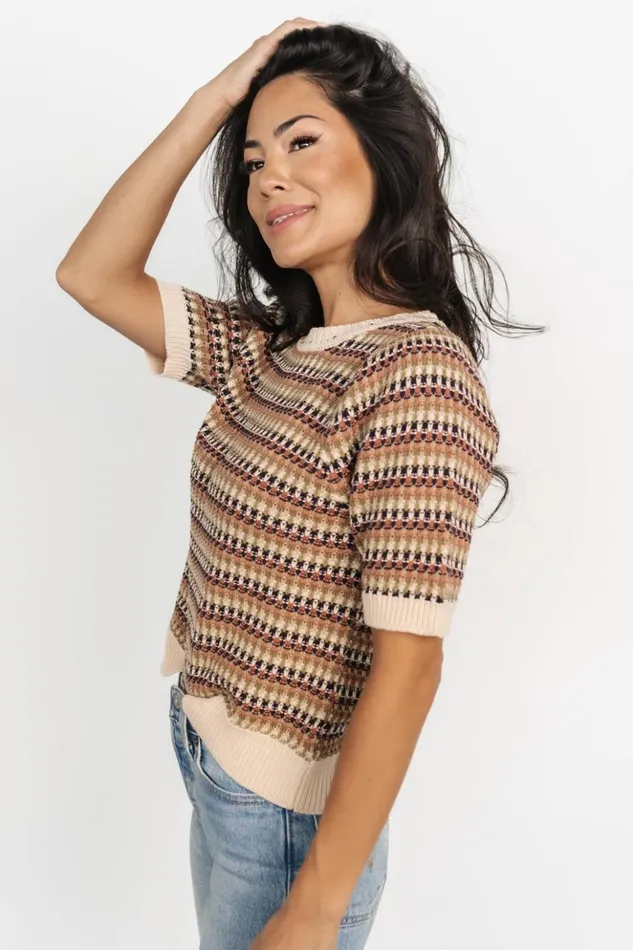 Baltic Born Blouses and Shirts Scout Knit Sweater Top Multi 8211 Women Baltic Born Blouses and Shirts Scout Knit Sweater Top Multi 8211 Women