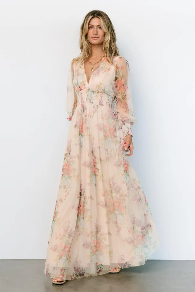 Baltic Born Bump Friendly Layla Tulle Maxi Dress Romantic Floral 8211 Women Baltic Born Bump Friendly Layla Tulle Maxi Dress Romantic Floral 8211 Women