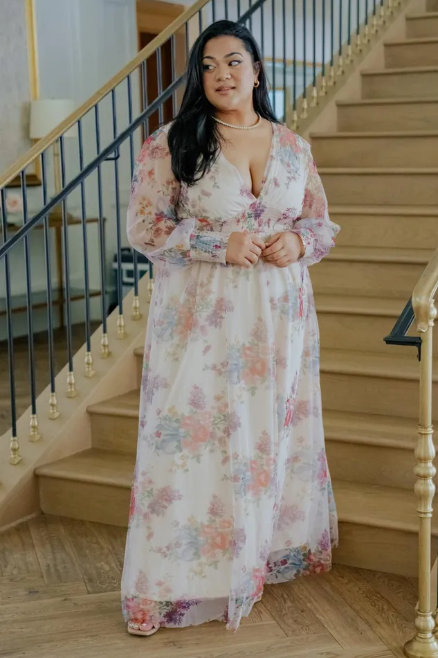Baltic Born Bump Friendly Layla Tulle Maxi Dress Romantic Floral 8211 Women Baltic Born Bump Friendly Layla Tulle Maxi Dress Romantic Floral 8211 Women