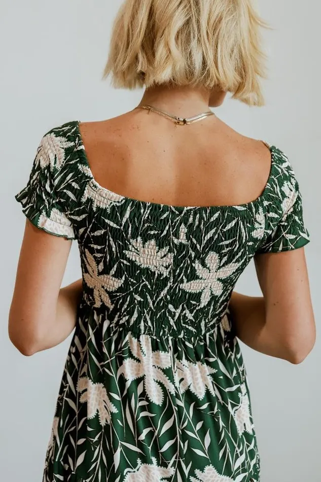 Baltic Born Maxi Dresses Becca Smocked Maxi Dress Green 8211 Women Baltic Born Maxi Dresses Becca Smocked Maxi Dress Green 8211 Women